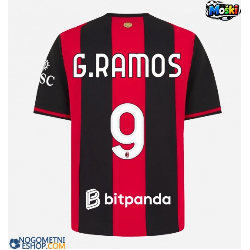 Moški Nogometni dresi AC Milan Goncalo Ramos #9 Domači 2026-27 Kratek Rokav